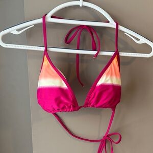 Body Glove Pink and Orange Bikini Top